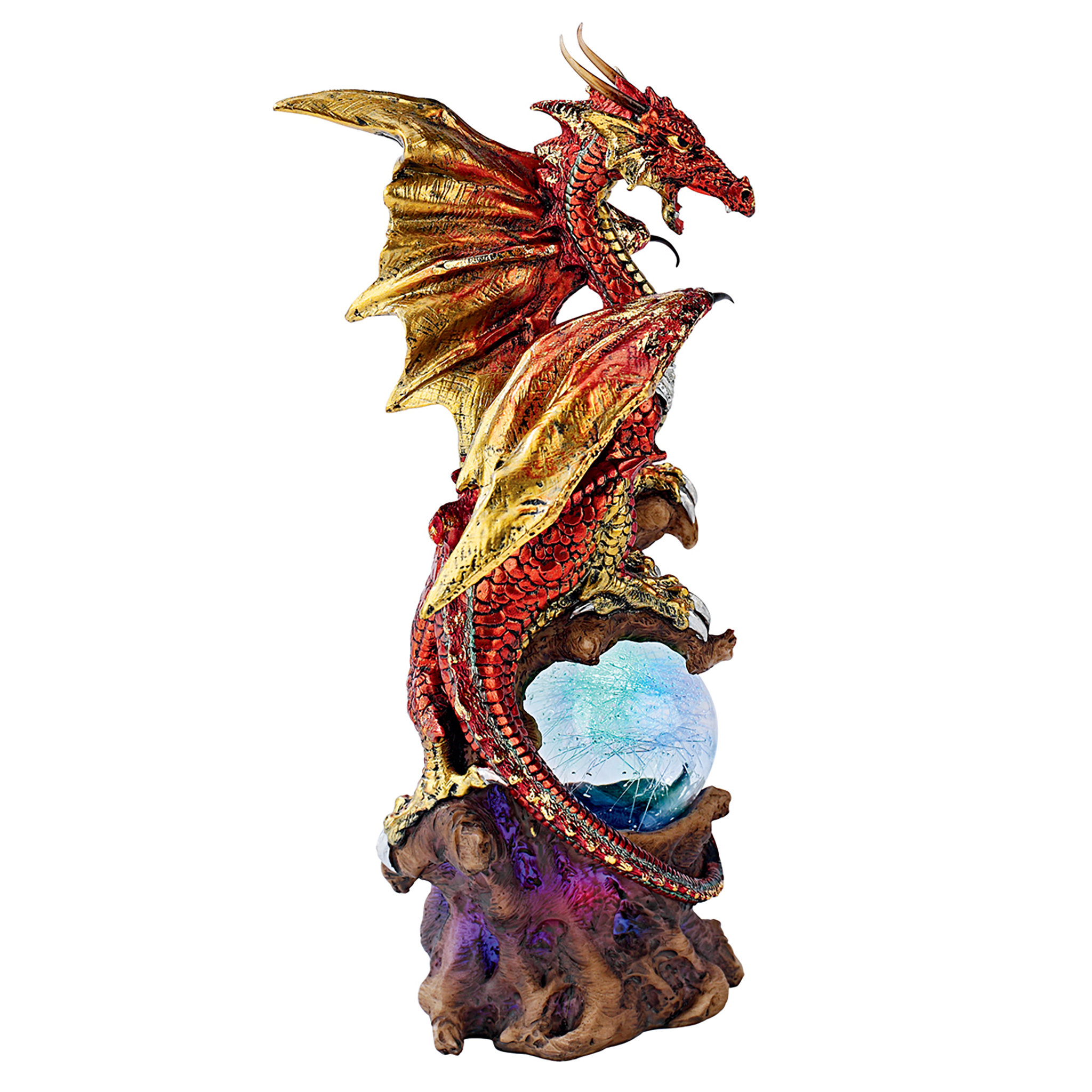 Design Toscano Dragon Defender of Life Source Orb Figurine & Reviews ...