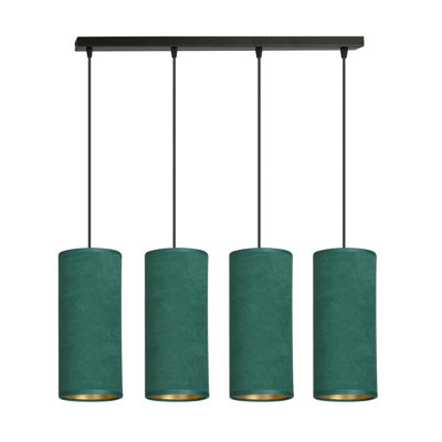Ealidh 4 - Light Steel Kitchen Island Pendant