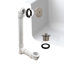 Ensemble de drain de baignoire en PVC 1-1 / 2 "x 12" avec trop-plein à deux trous avec trop-plein-134282290-37145635