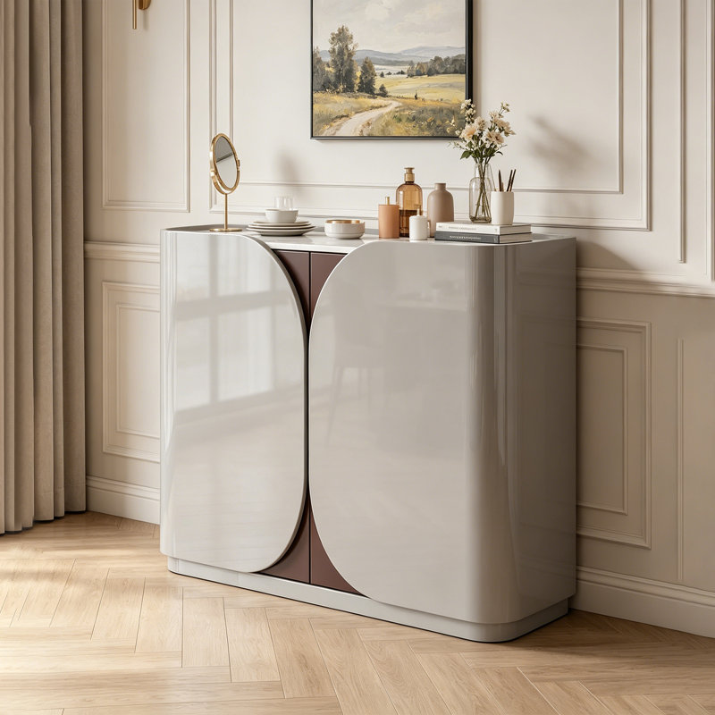 Armoire d'appoint Minimalist, Light Gray