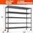 Nesat 60'' W Steel Height -Adjustable Shelving Unit with Wheels-766115035