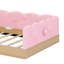 Lit plateforme tapissier simple avec coussins et sacs de rangement-1772252345