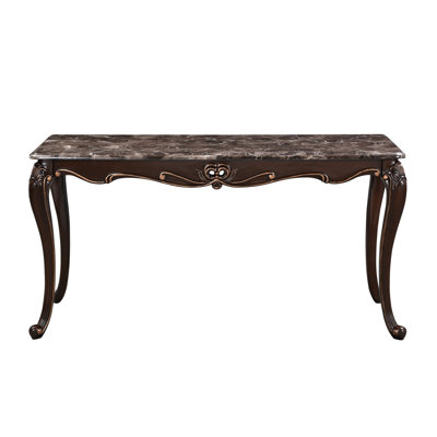 Cona 58'' Marble Top Console Table