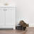 Open-Top Plastic Cat Litter Box with Shield with Scoop-1210920122