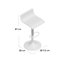 Baucom Swivel Upholstered Adjustable Height Counter Stool with Metal Frame-15848407