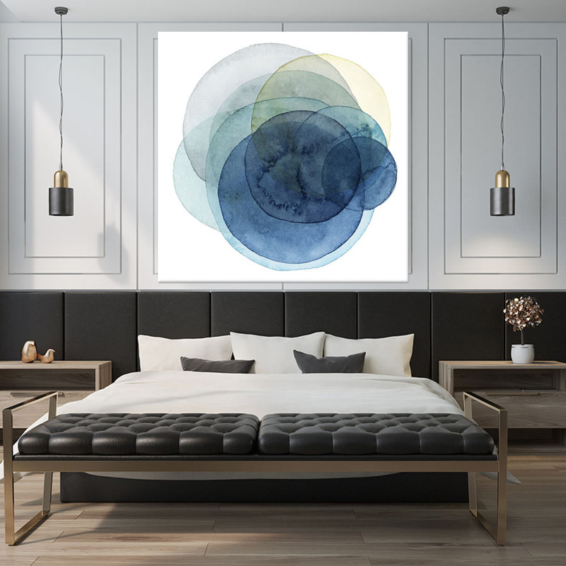 «Evolving Planets I» par Grace Popp, reproduction d'art sur toile tendue, H 72 po x l 72 po x P 1,5 po