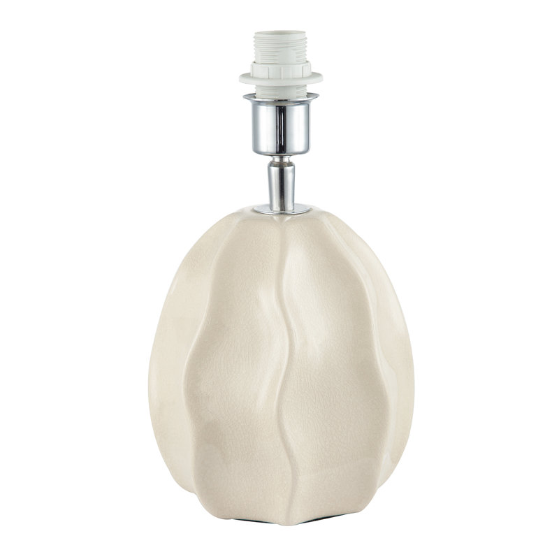 25Cm Cream Table Lamp Base