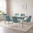 Chaise d'appoint rembourrée en velours Farr avec pieds argentés Farr