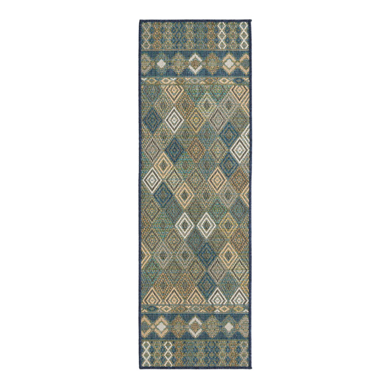 Jacole Offee Indoor/Outdoor Rug, Runner 2' x 5'11"
