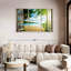 Window To Lush Beach Wall Art Multi Piece Canvas Print-1815535035