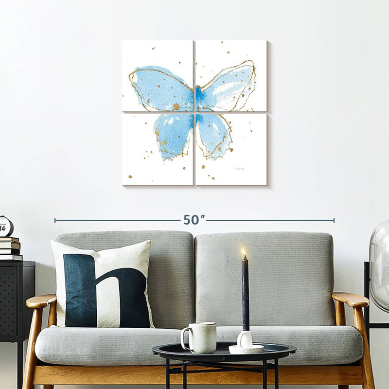 Papillons dorés Brampt III, H 26 po x l 26 po