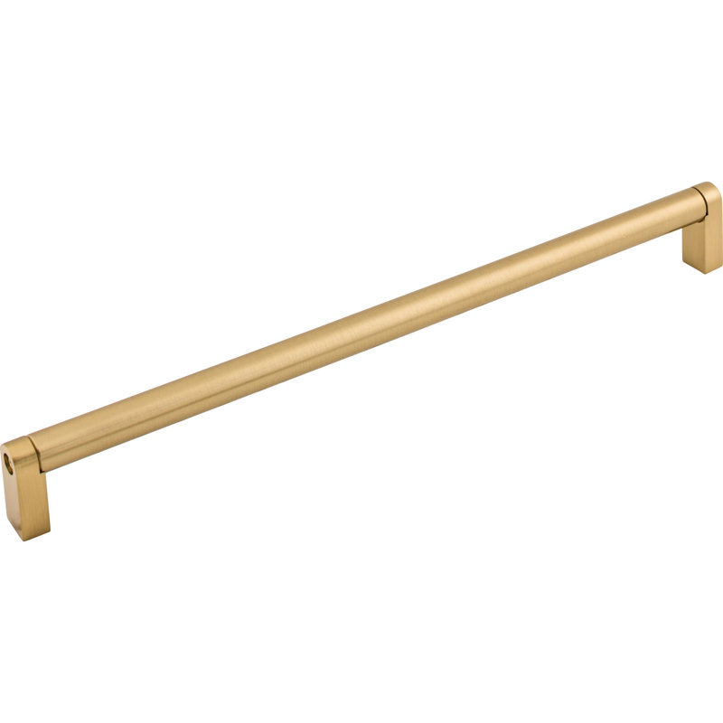 Honey Bronze Modern Bar Pull with Mounting Hardware
