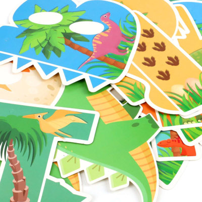 Ensemble de 41 pièces de fête d'anniversaire de dinosaure pour les garçons et les filles
