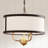 3 - Light Dimmable Drum Chandelier-70048074