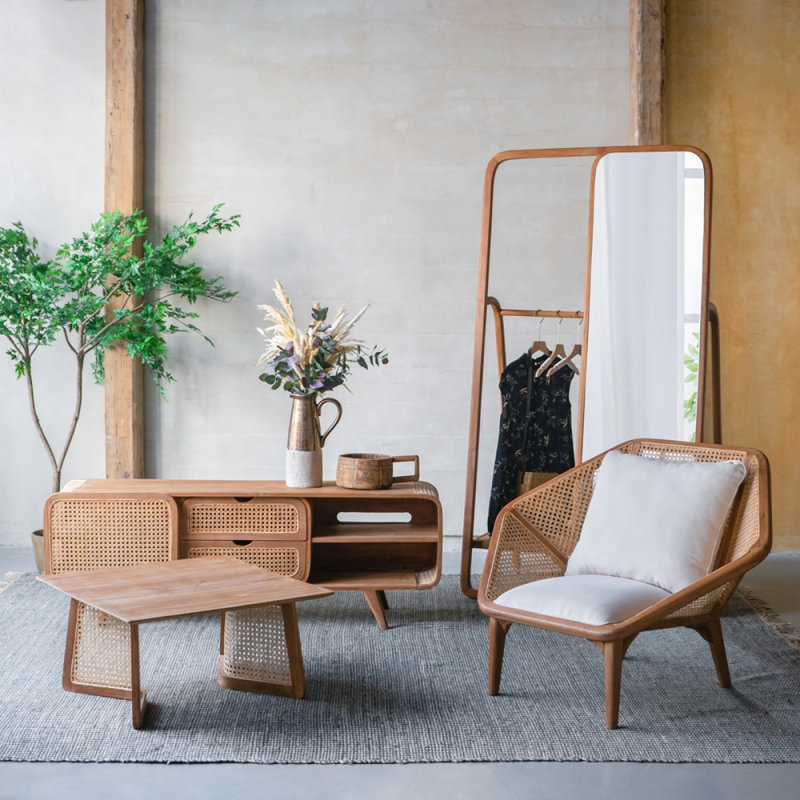 Chaise de loisir en teck Tectona