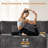 4-Piece Modular Sectional Floor Sofa In Plush Corduroy, No Assembly Needed, Cloud Couch For Living Room-1614548350-1614548346