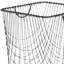 Metal Deep Set Metal Mesh Laundry Basket Storage Cart with Wheels and Handles-62972724-62972725