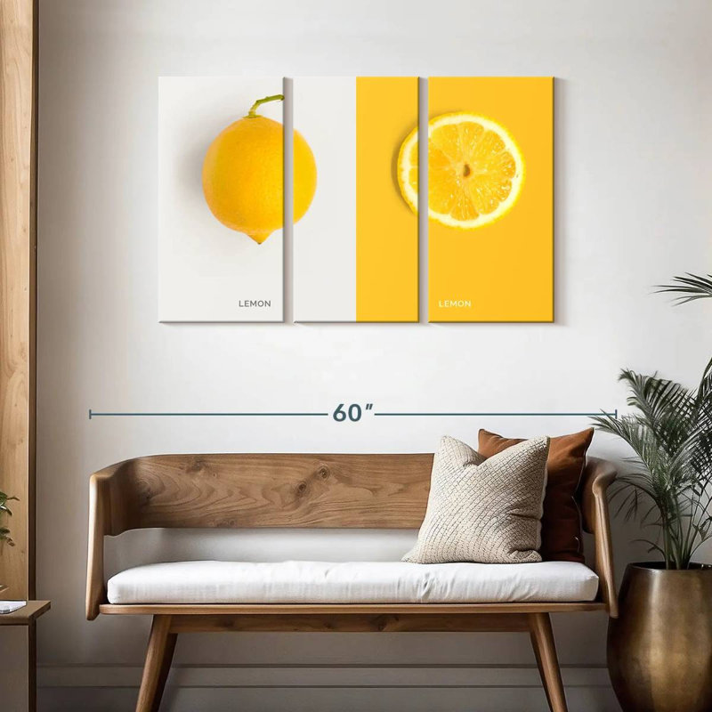 Yarlin Lemon, 28" H x 45" W