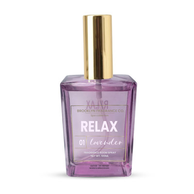 Brooklyn Fragrance Co. Bfc-spa Room Spray – Premium Relax Lavender Scent - Long Lasting Fragrance For Home, Office Or Bathroom – Air Freshener Rectangle Spray Bottle – 100 Ml