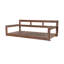 Lit de jour pour balancelle en bois d'acacia l 81,9 po x P 40,6 po x H 27,6 po TopMAX