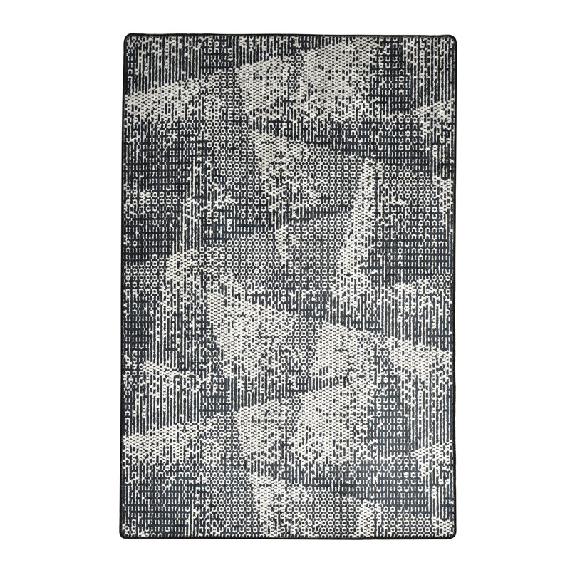 Tapis de qualité supérieure (5,2 x 7,5 pi), 100% polyester, hauteur de velours de 0,2 po | Antibactérien, antidérapant, dessous lavable à la machine | Conception élégante pour le décor du salon et de la chambre à coucher, douce et durable