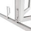 Porte de patio pliante en aluminium à 4 panneaux de 120 po de largeur KaMic VersaFold-92194959-92194958