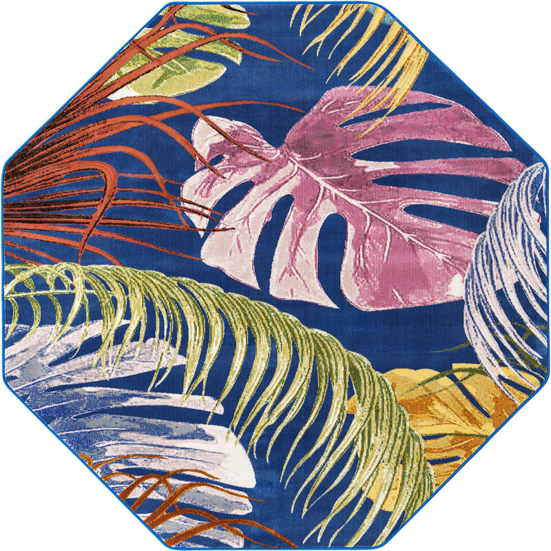 Tapis de campagne Country & Floral, Octogone 6 pi