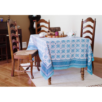 Opperman Floral 100% Cotton Tablecloth