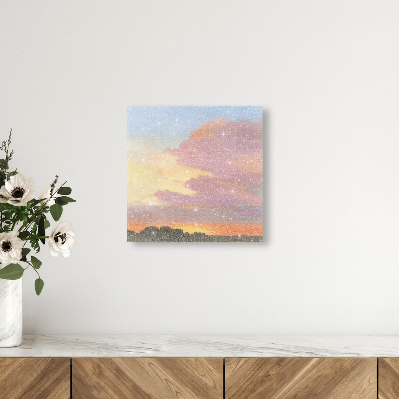 Perfect Sunset Print by Oliver Gal, 12" H x 12" W, Gallery Wrapped