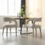 Chaises de salle à manger rembourrées modernes avec accoudoirs pour la cuisine / salle à manger / salon-729781005-729781003