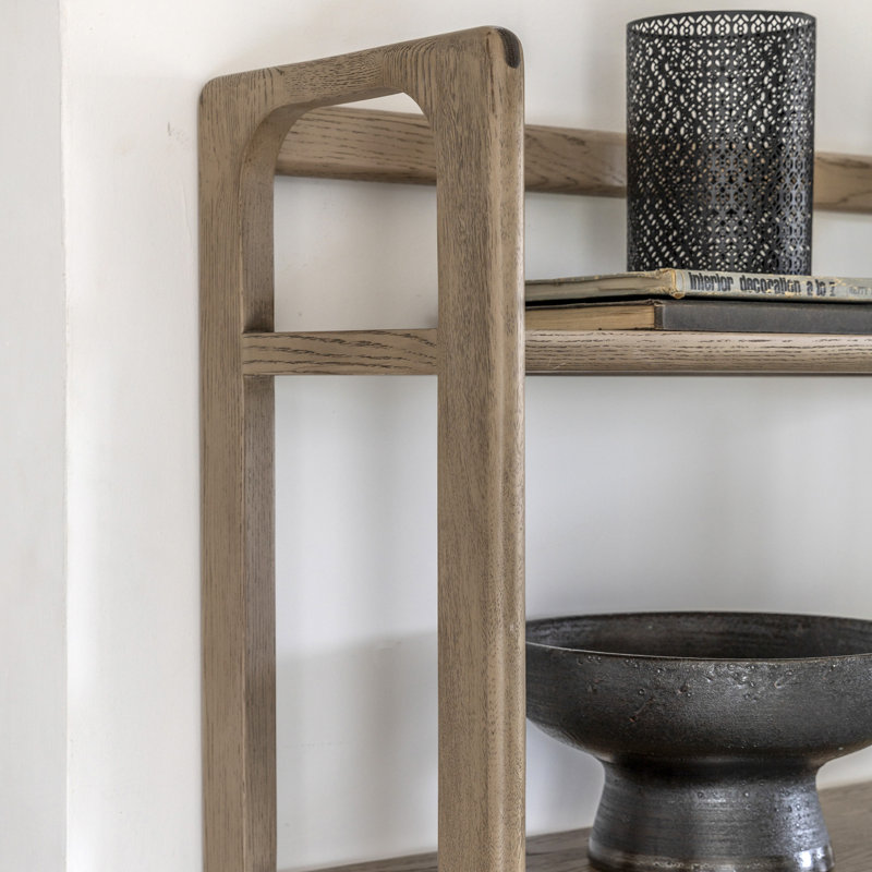 97.5cm H Media Shelves, Smoked