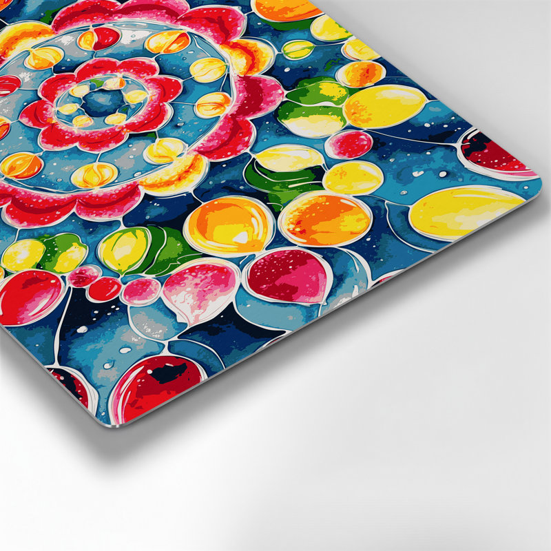 Desserts Fruit jellies Brown Metal Wall Art