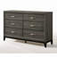 Commode Valdemar au fini gris vieilli
