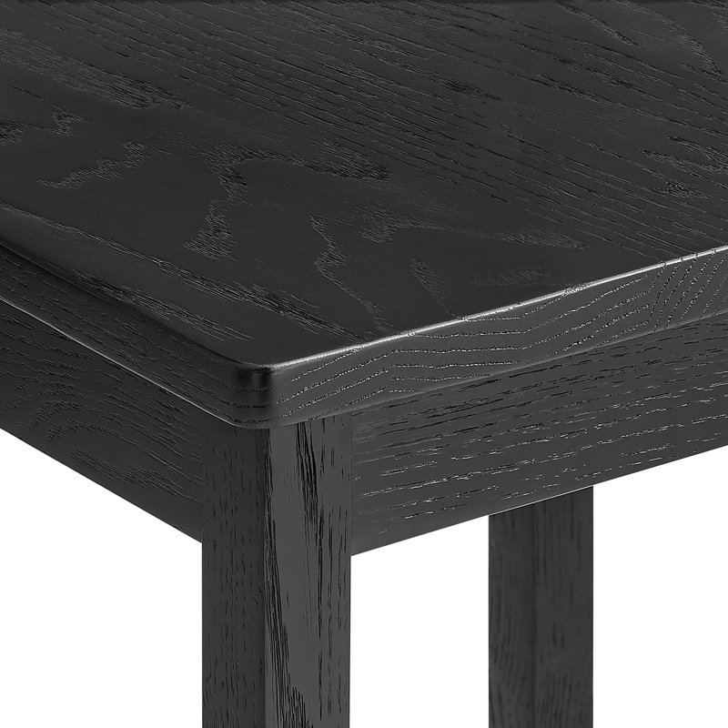 Tabouret de bar Jax, Noir, Tabouret de bar (siège d'une hauteur de 29,1 po)