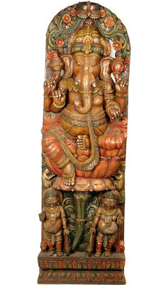 Tryakshara Ganesha