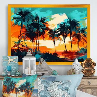 Vibrant Palm Trees IV - impression