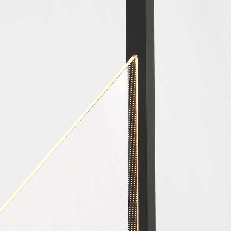 Mizu 1 - Light LED Pendant, 33.7" H x 32.6" W x 1.3" D