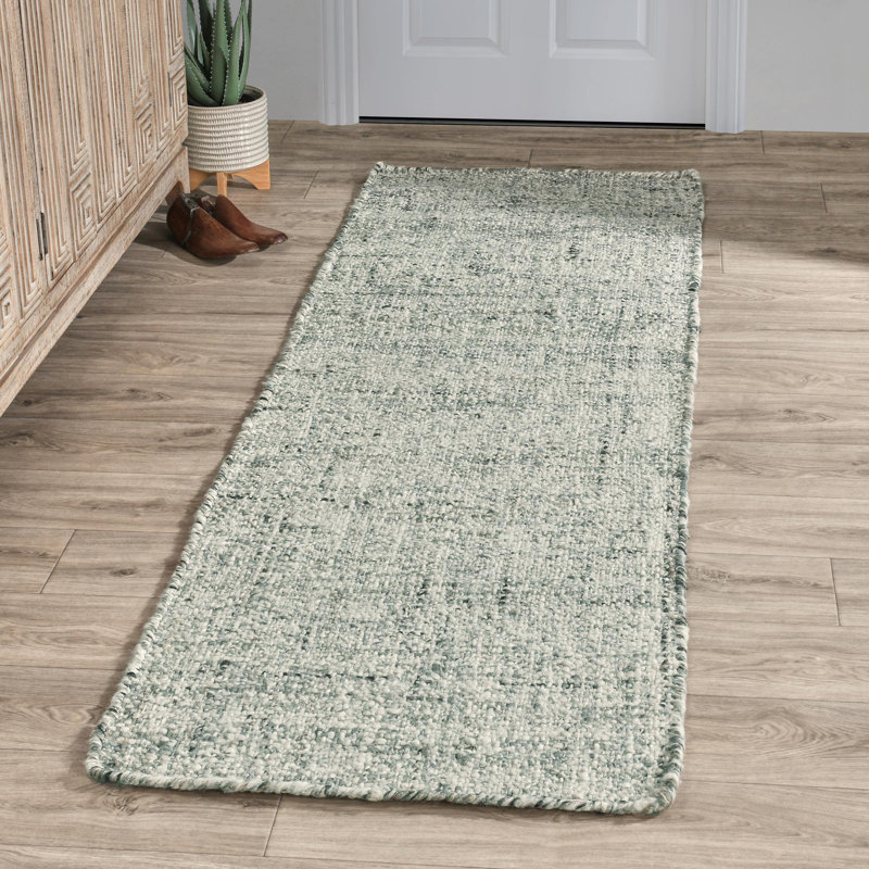 Oscoda Abstract Area Rug in Gray