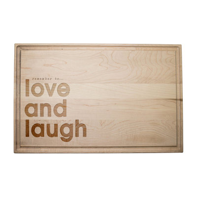 Planche à découper Love and Laugh