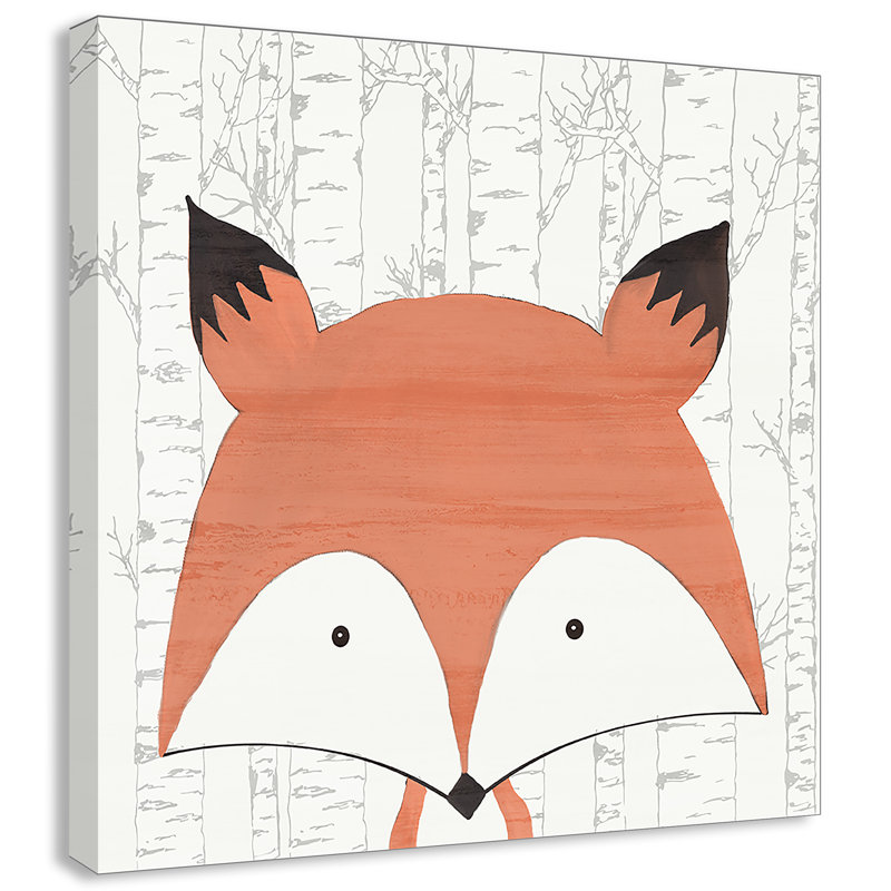 Art sur toile, "Woodland Friends 2", H 12 po x l 12 po x P 1,5 po