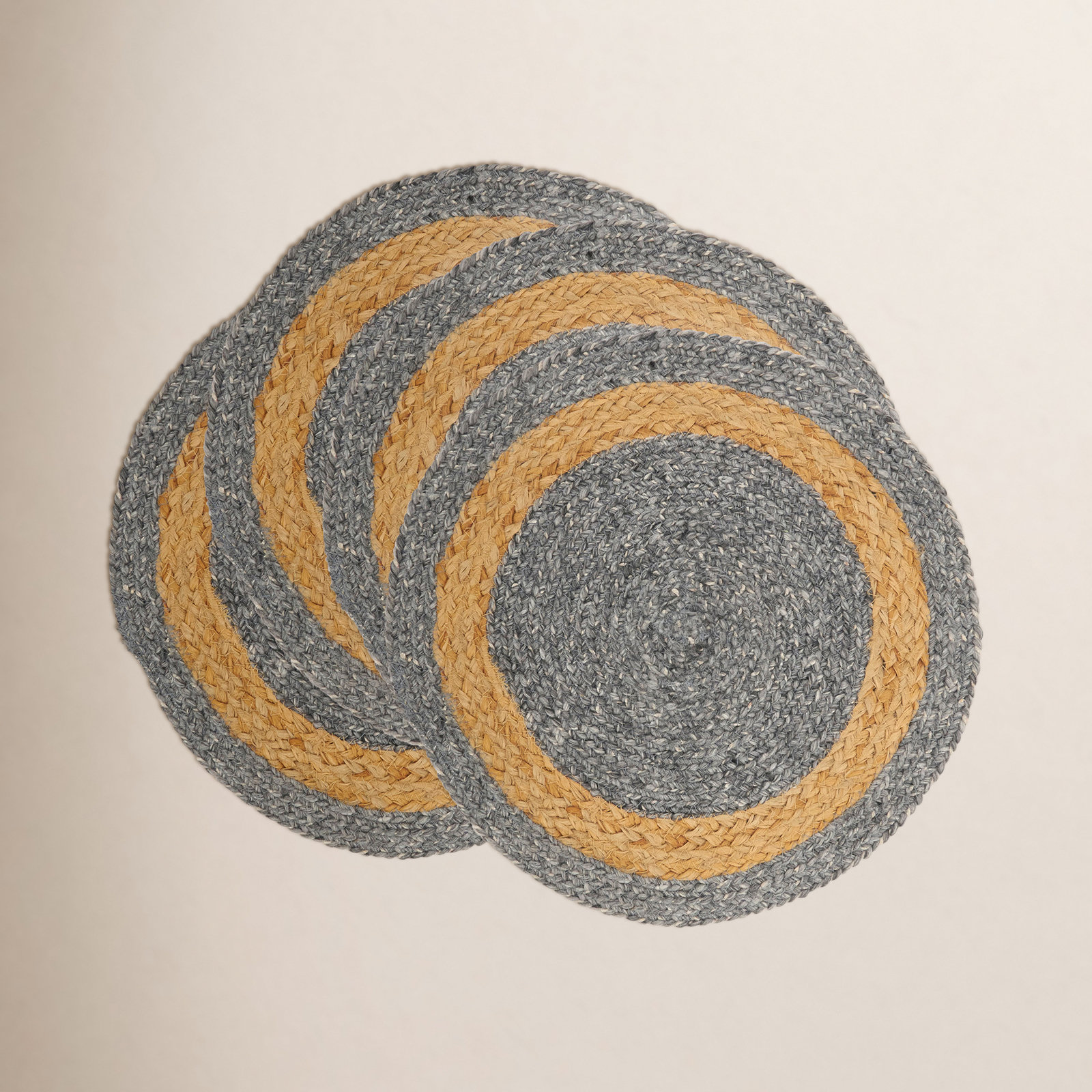 Claresta Jute Placemat, Gray