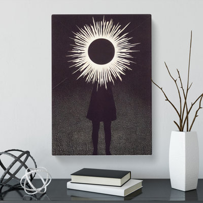 Keana Holding The Sun - Wrapped Canvas