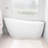 59'' x 30.75'' Freestanding Soaking Acrylic Bathtub