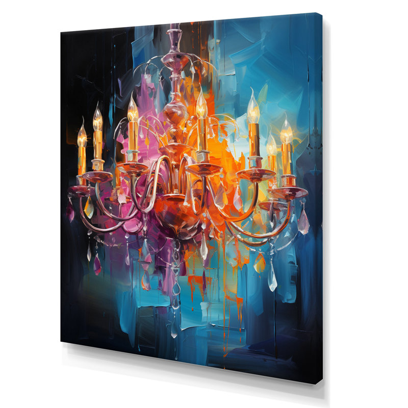 «Viminal Chandelier», impression sur toile encadrée, Toile tendue, H 44 po x l 34 po x P 1,5 po
