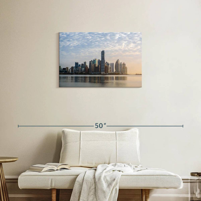 Nicci, Panama City, paysage urbain moderne, H 20 po x l 30 po