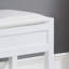 Banc avec rangement pour chaussures blanc