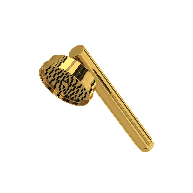 Perrin & Rowe 4" Single Function Handshower, Unlacquered Brass