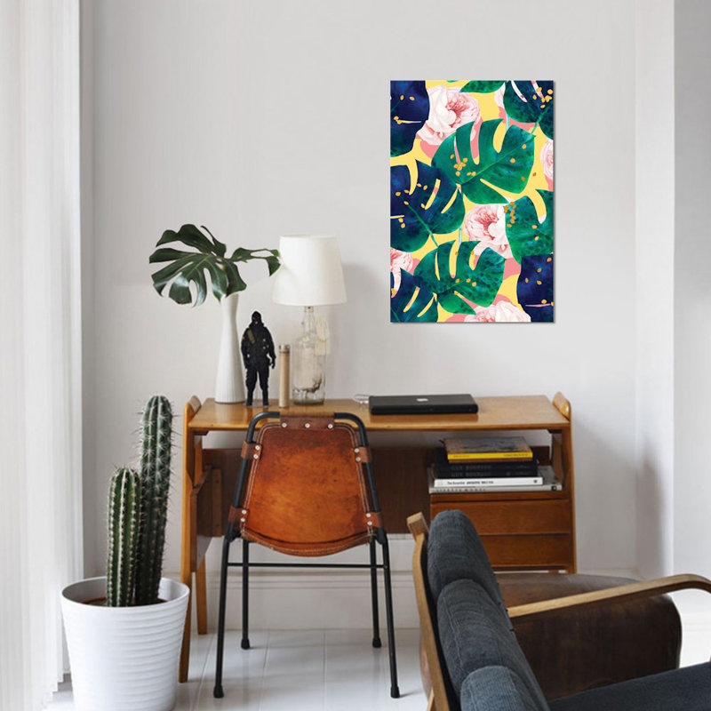 «Be Here Now», reproduction d'impression sur toile, H 26 po x l 18 po x P 1,5 po, Toile tendue