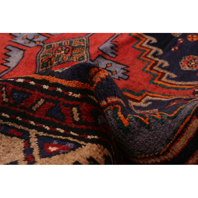 Tapis bleu marine 4 pi 1 po x 8 pi 1 po Konya Anatolian