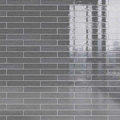 Nova 1.97 in. X 11.81 in. Polished Ceramic Subway Wall Tile